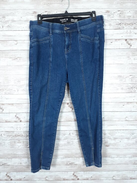 torrid Denim - Torrid Womens Jeans Size 18S Bombshell Skinny Premium Stretch Blue 845A